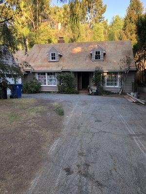 Plywood installation on Encino home