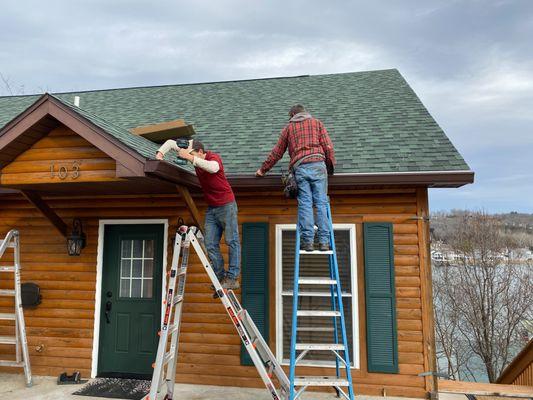 Gutter Team Work!