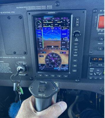 Garmin G300 glass cockpit