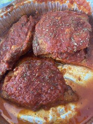 Chicken Parmigiana (no cheese)