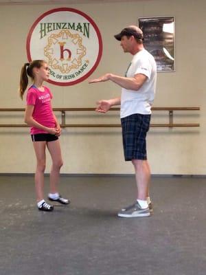 Teaching Irish Dance to the young and the young at heart!