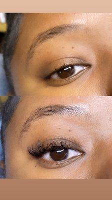 Hybrid Eyelash Extensions