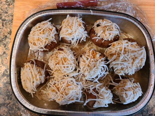 Baby Portobello Mushroom Crabmeat Stuffed: I heard these are pretty good!!!