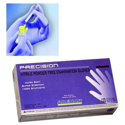 PRECISION® NITRILE POWDER FREE (PF) EXAM GLOVES