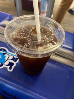 An iced Americano