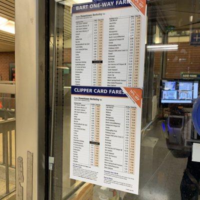 Downtown Berkeley Bart Clipper Card Fares {10/23/2022}