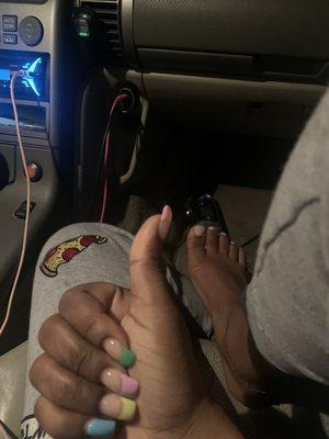 Nails and feet pedicure by Anyah