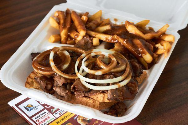 Roast Beef with fries and gravy