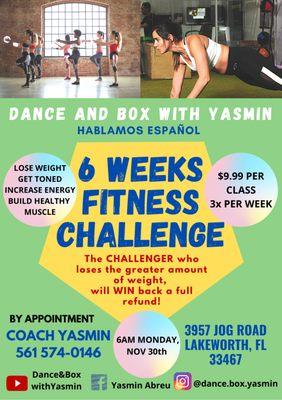 Are you up for the 6 Weeks Fitness Challenge?