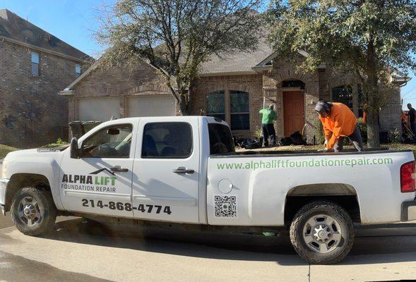 AlphaLift DFW working in beautiful weather on this spring '24 day in Prosper, TX.