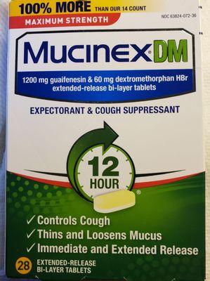 Mucinex DM Is A Must Have In Your Medicine Cabinet [Funny you can't have a cold w/o being an enemy of the state] Lol!!