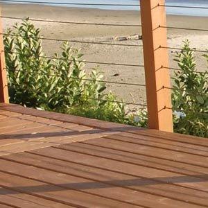 Southwestern yellow pine deck