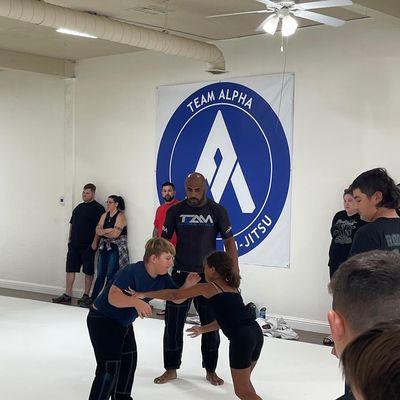 We not only focus on the ground game, we also have high level instructors that teach wrestling and judo based takedowns.