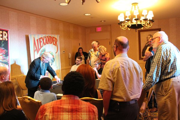 Paul Gertner fooling the crowd at his show Miracles and Other Deceptions