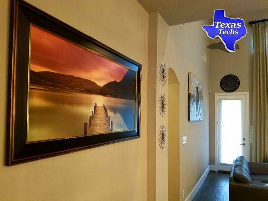 Need pictures mounted? we'll  do that too!! Ask one of our friendly techs while at your home!