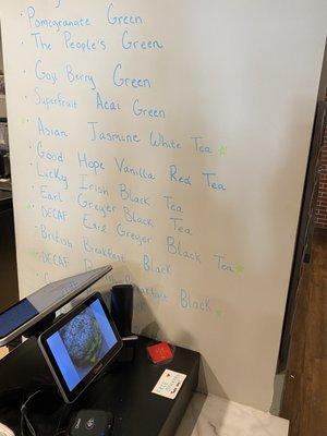 Tea list (part 2)