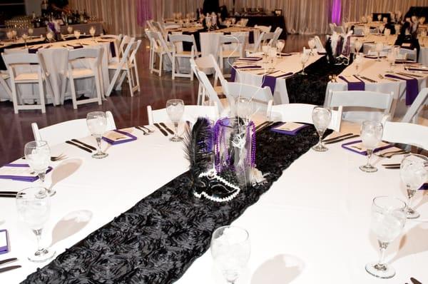 Masquerade Ball themed holiday party