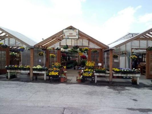 Gary Greenhouse located on Bluff Road. This is a large garden center with much more to see behind main greenhouse.