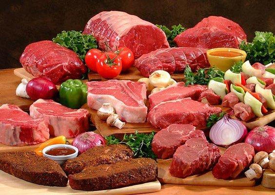 Custom butchering, retail meat counter, spices, BBQ sauces. raw diet meat supplements and treats for pets.