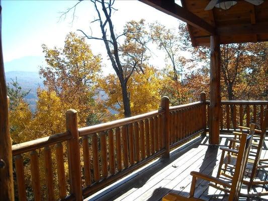 Smoky Mountain View from a Kimble Cabin