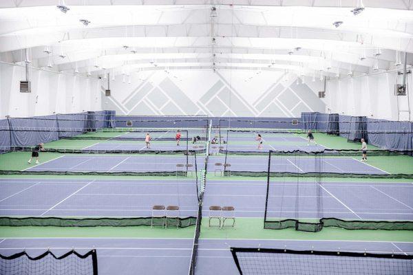 The newly renovated Galbraith Tennis Center in Tacoma, WA