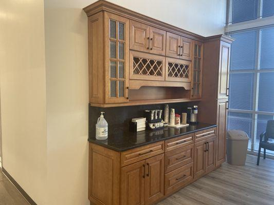 Beautiful wine cabinets we can do any design any color is your choice