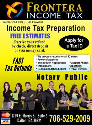 Frontera Income Tax