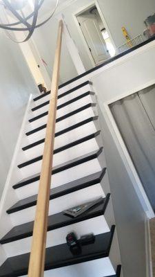 Installed new stairs and railing