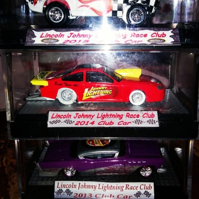 A few of the LJLRC's Club Cars! This years club car is the 70 Boss Mustang.