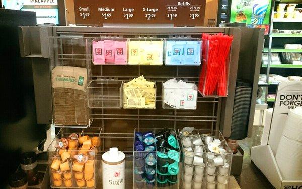 Coffee station is so neat, they even have Stok for those who need extra espresso shot in their coffee ;)