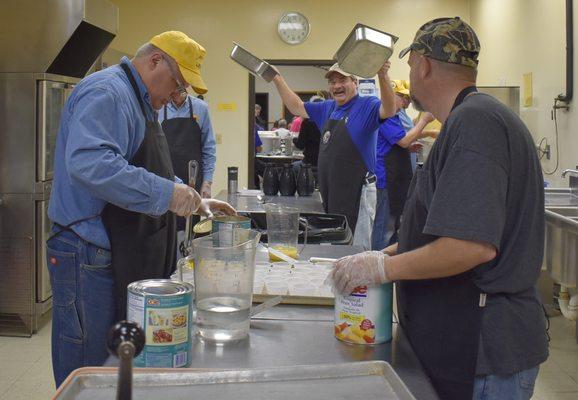 A commercial kitchen is available at the Scandia Community Center.