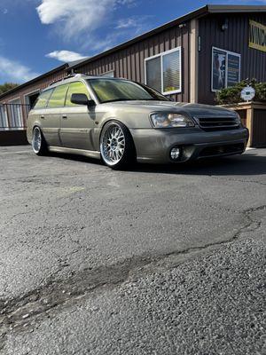 2003 Subaru Outback with a special gold film on every window for a cool style!