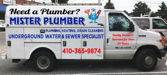 Mister Plumber & Son service truck