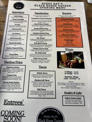 Food Menu