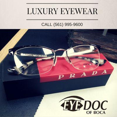 Enjoy our beautiful collection of Prada glasses.