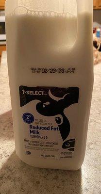 I literally spit the milk out and noticed how old it was after.