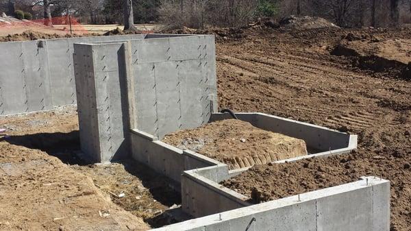 Concrete foundation in st louis mo by T & H Foundations and Services