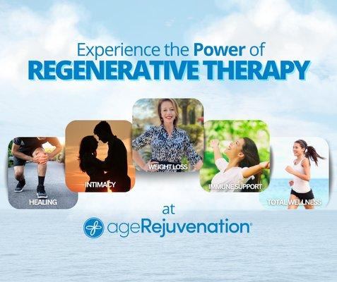 Regenerative therapy to help prevent disease and illness and help you live well.