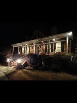 Outside lighting greatly improves curb appeal as well as security!