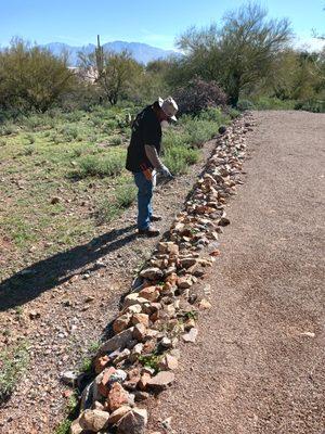 We will spray those small, hard to get weeds!
Killing them at the root.