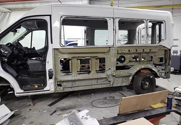 Commercial vehicle body repair