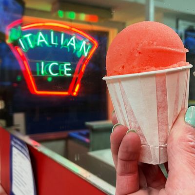 Watermelon Italian ice @ Vecchittos in Middletown