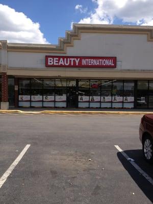 Storefront photo of Beauty International.