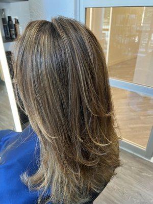 Air touch balayage