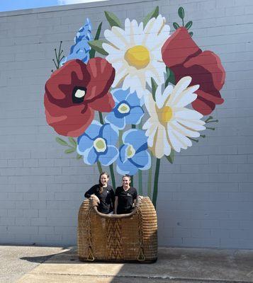 Mural donated by Iron Brush Murals.