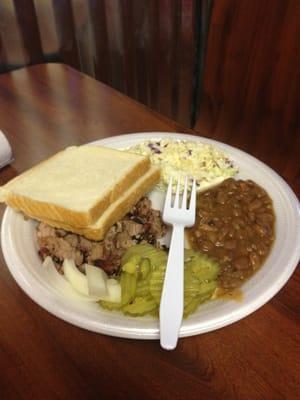 Chopped beef plate