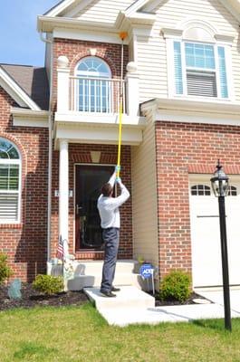 Web and wasp nest removal