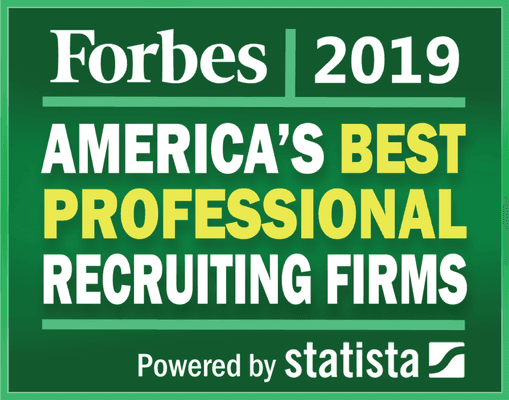 Forbes Best Recruiting Firms 2019!