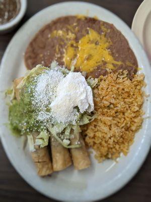 Taquitos plate