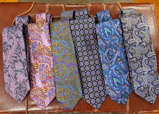 Incredible neckties from Marchesi Di Como, Robert Keyte and MA-based Shore & Singer